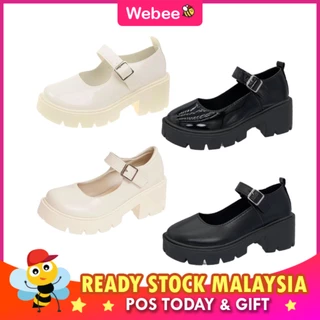 READY STOCK🔥WEBEE Boots M1 Women korean style Fashion Casual Platform Martin Thick Sole Strap Casual Oxford Shoes