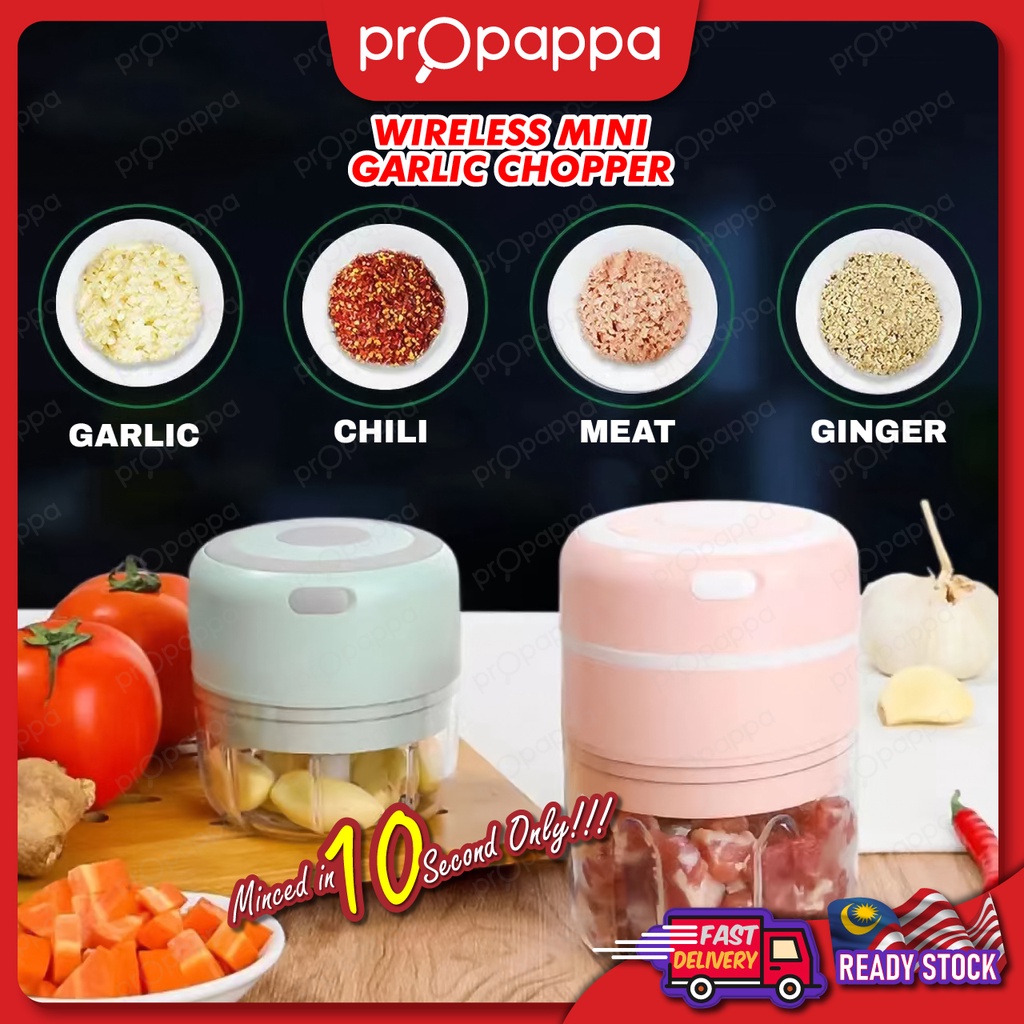 Propappa Electric Mini Blender Garlic Chopper Blender Cutter Blander Grinder Usb Rechargeable