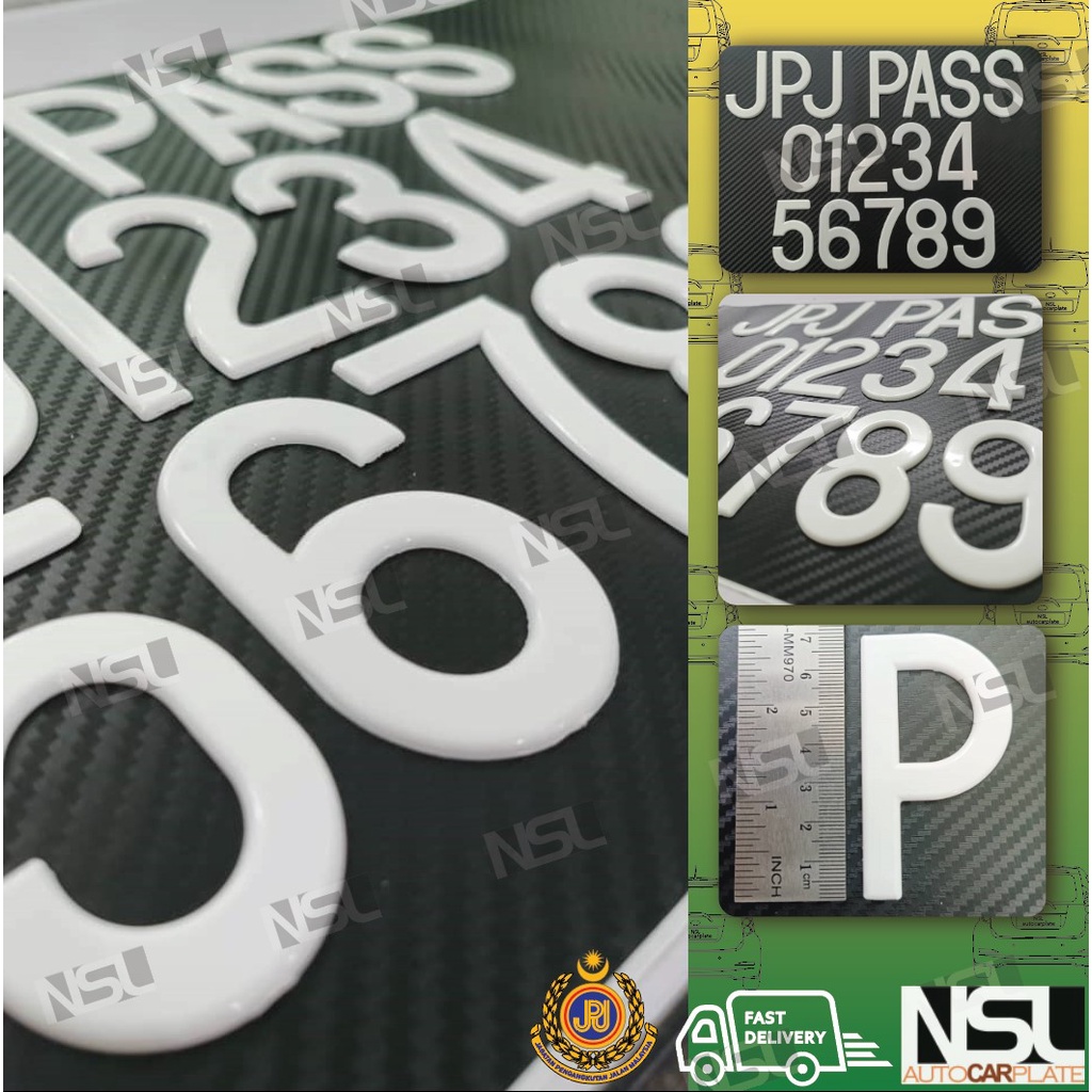 🔥READY STOCK🔥BUAT SIAP🔥C70 Flat JPJ Number Plate Kereta/Standard Size ...