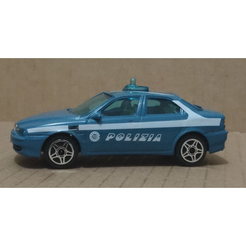 alfa romeo 156 modellino 1/43 burago grigia