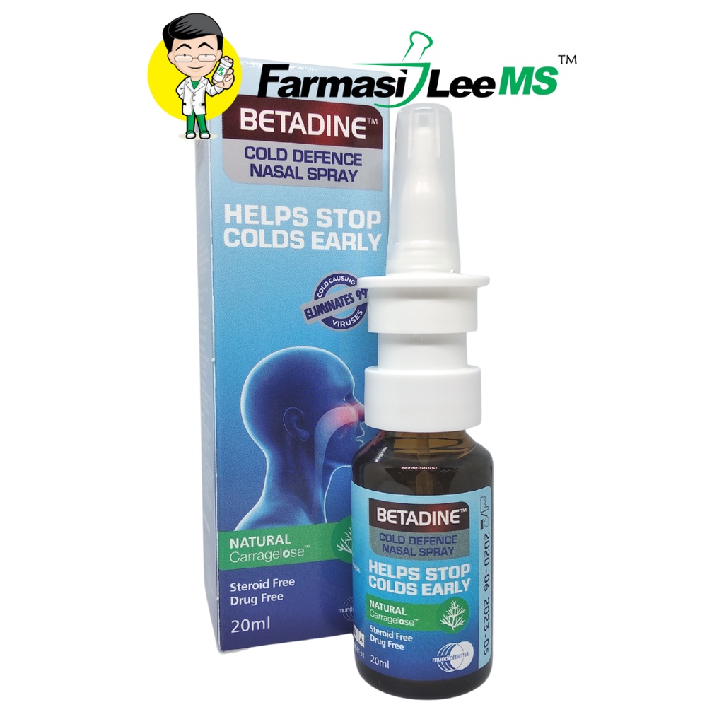 Betadine Cold Defence Nasal Spray 20ML (Exp 08/2025) Shopee Malaysia