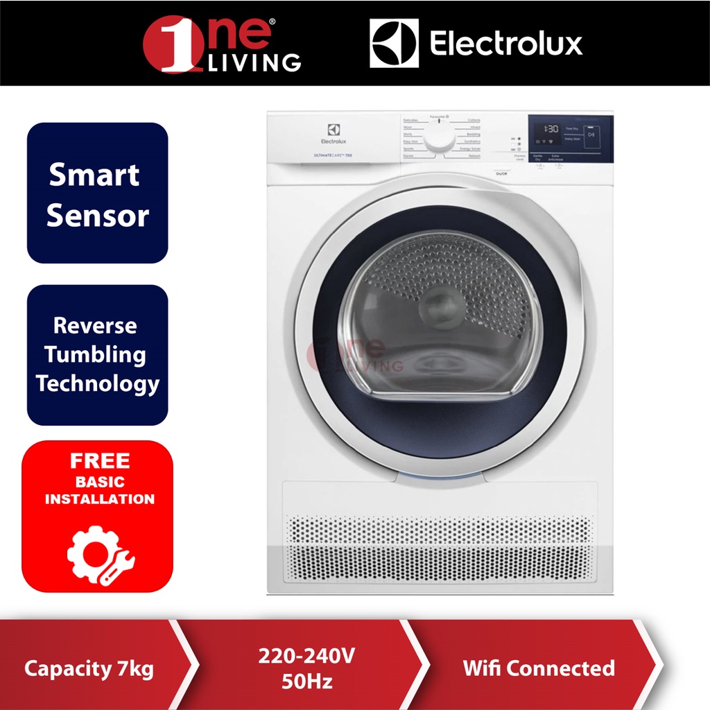 Electrolux 7kg UltimateCare 700 Condenser Dryer EDC704 (EDC704GEWA