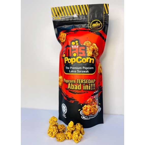 Anas Popcorn Premium Caramel/ Salted Egg/ Gula Apong/ Hot & Spicy 120gm ...