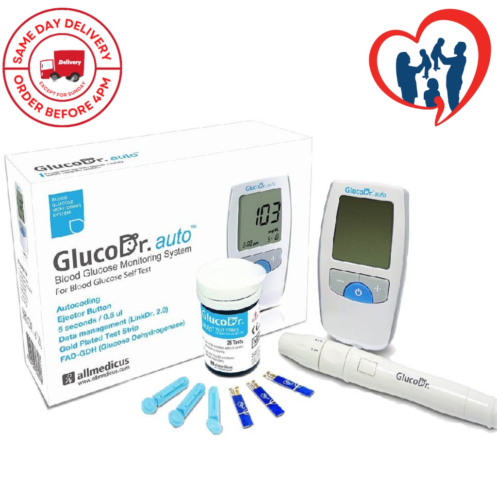 GLUCO DR. AUTO A BLOOD GLUCOSE MONITORING SYSTEM ONLY