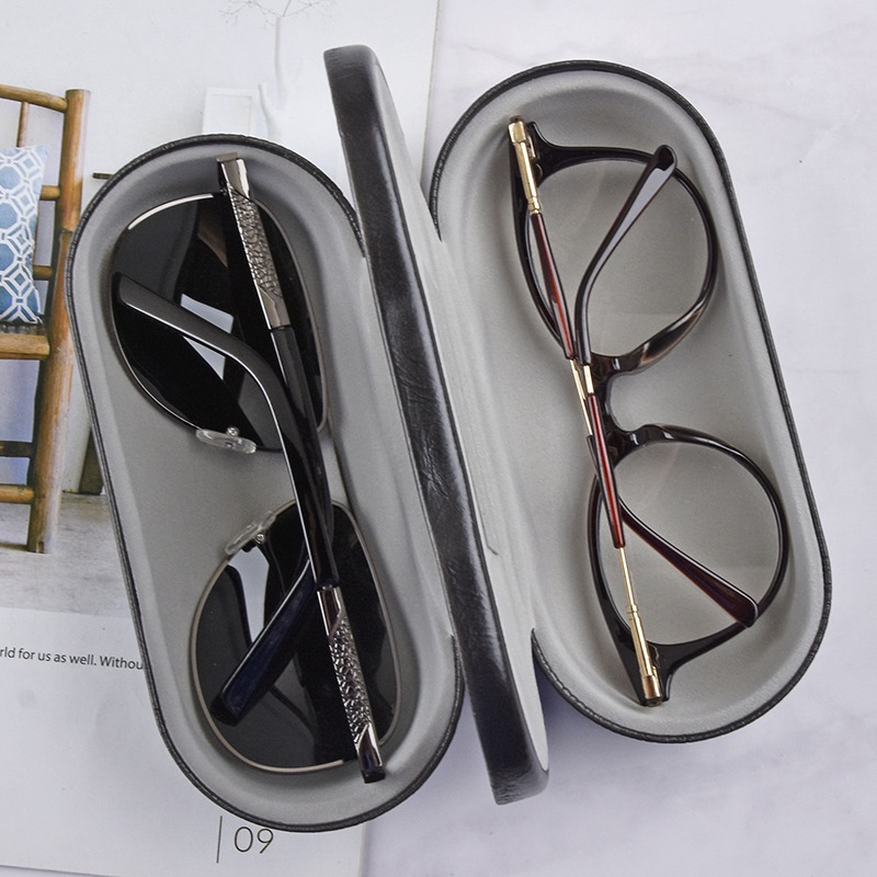 High Quality Multi-function Double Interlayer Metal Eyewear Case for ...