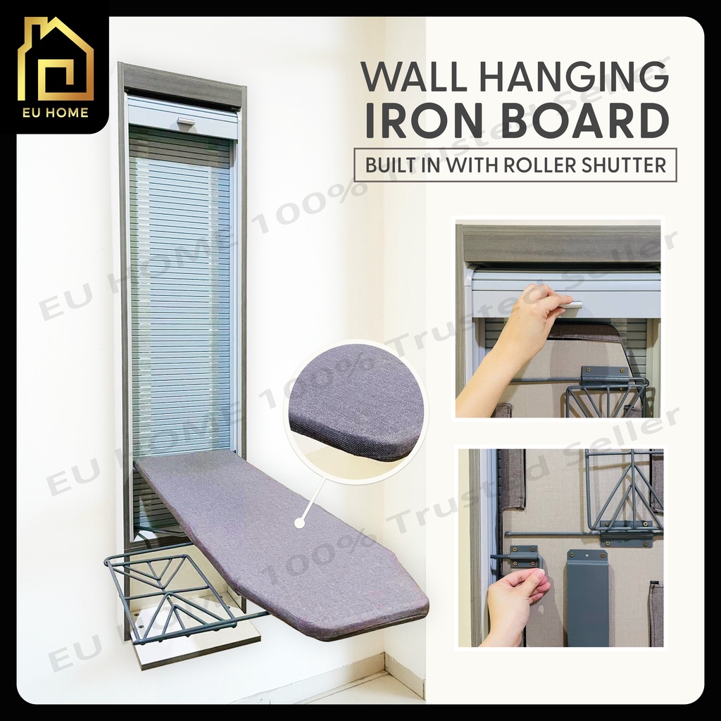 Foldable Wall Hanging Iron Board Household Folding Wardrobe