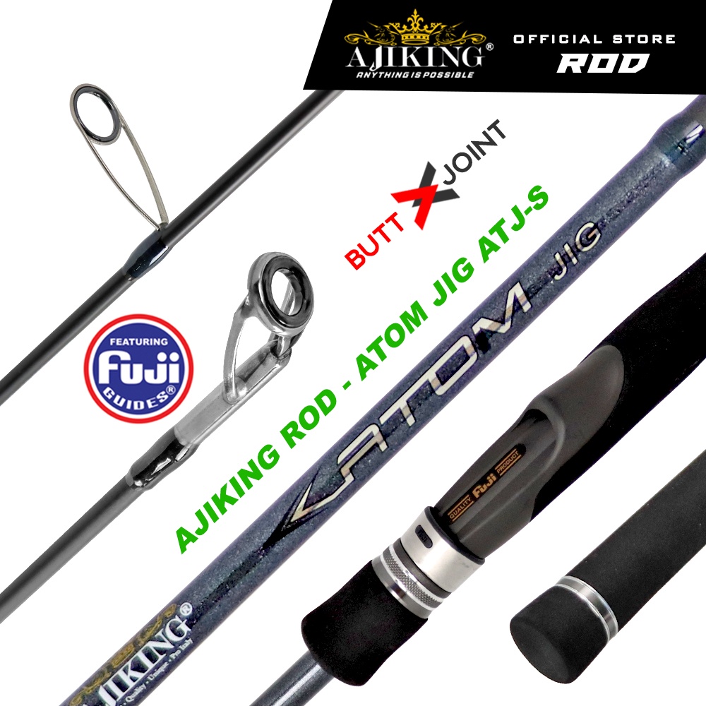 Ajiking Atom Jig Fishing Rod 6ft Jigging Spinning Saltwater