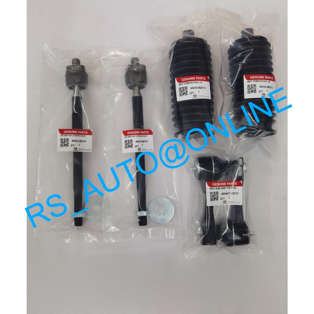 PERODUA ALZA 1.5 TIE ROD END & RACK END & STEERING BOOT SET (PERODUA