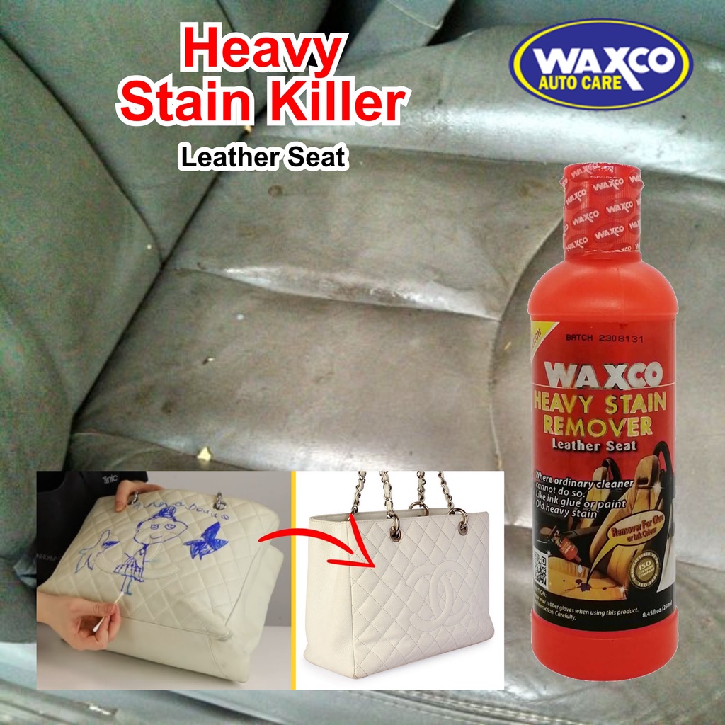 WAXCO Heavy Stain Remover For Leather 250 ml Shopee Malaysia