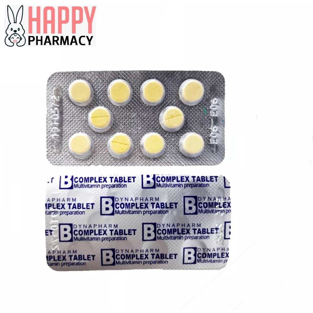 DYNA VITAMIN B COMPLEX TABLET 10'S (1STRIP) [EXP:4/25] DYNA B COMPLEX ...