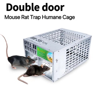 2-Pack, BESEI Humane Mouse Trap - Animal Friendly Rodent (Mouse and Rat)  Trap, Catch and Release