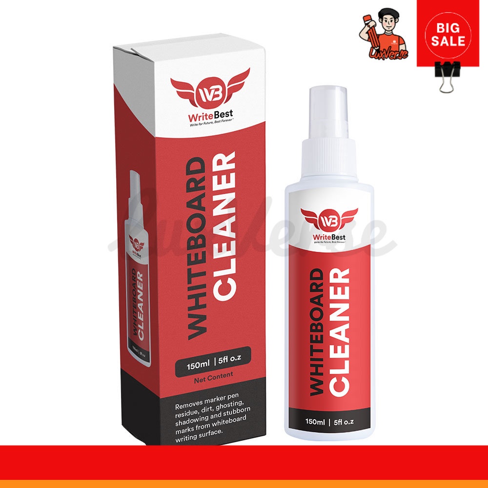 WRITEBEST WHITEBOARD CLEANER (NEW PACKAGING) 🔥ReadyStock🔥 Shopee Malaysia