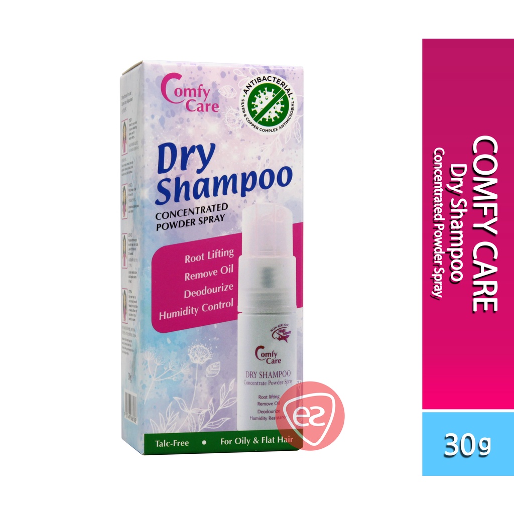 Comfy Care Dry Shampoo Concentrated Powder Spray 30g (New Packaging ...