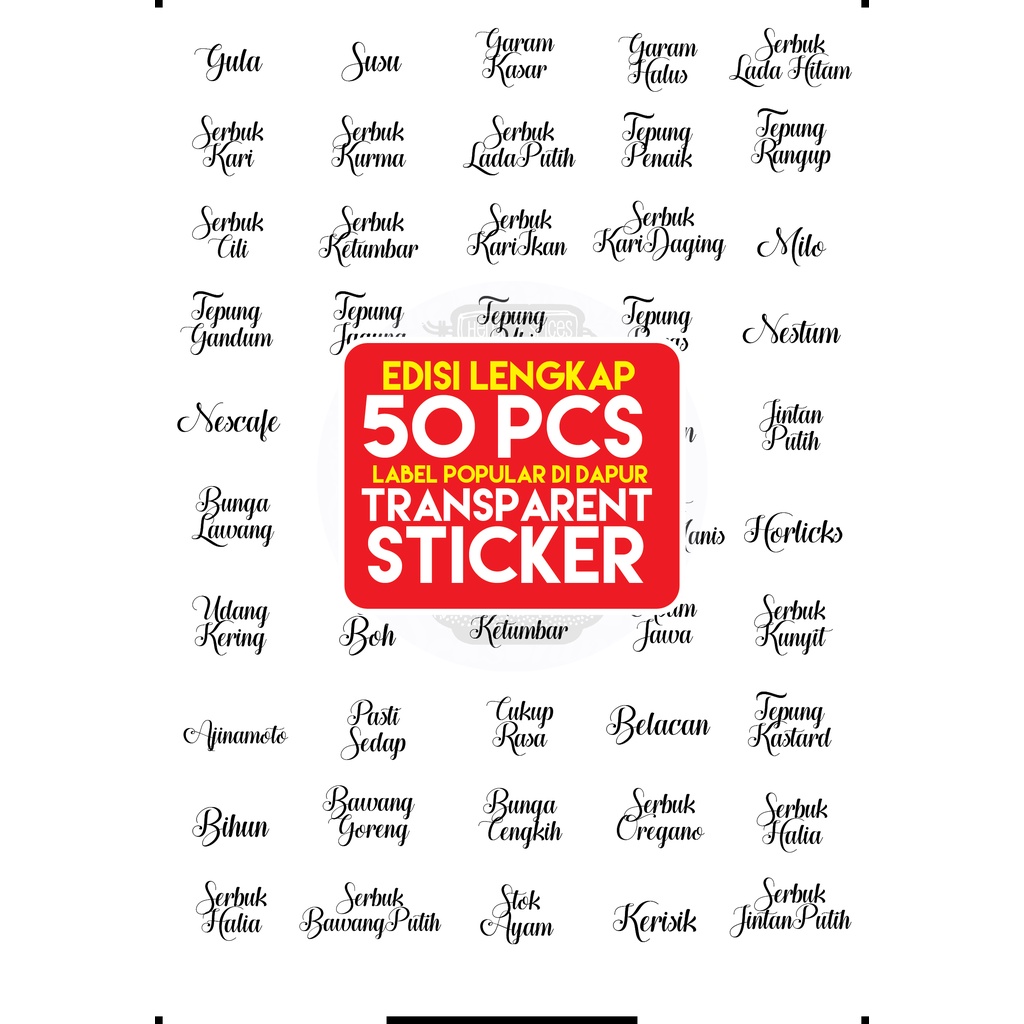 Sticker dapur transparent Water Proof RM10 🔥🔥🔥 | Shopee Malaysia