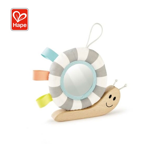 Hape 8519 Hook 'N' Look Snail Rattle with Mirror For Age 10m+ | Shopee ...