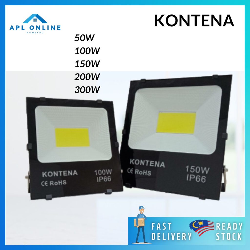 Kontena LED COB Spot Light 50W/100W/150W/200W/300W Daylight / LED Flood
