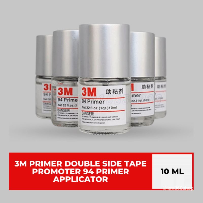 3M PRIMER Double Side Tape Promoter 94 Primer Applicator 10ml Shopee