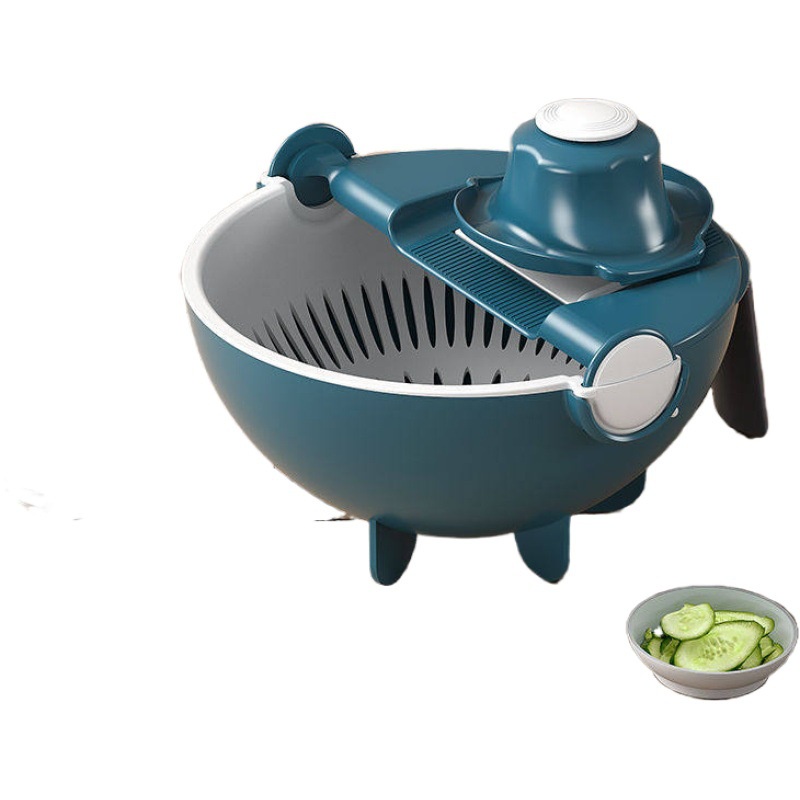 9 in 1 Multifunction Vegetable Slicer Cutter Shredder Manual Chopper ...