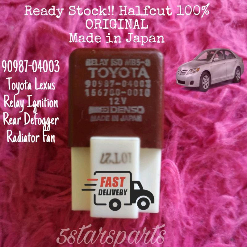 9098704003 For Toyota Lexus Relay Ignition Rear Defogger Radiator Fan