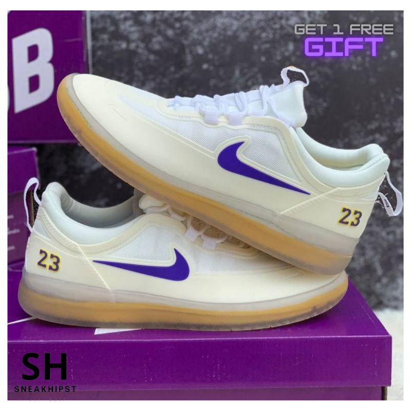 ⚡[SIZE 40-45] PREMIUM SB NYJAH NBA LAKER MEN'S SHOES | Shopee