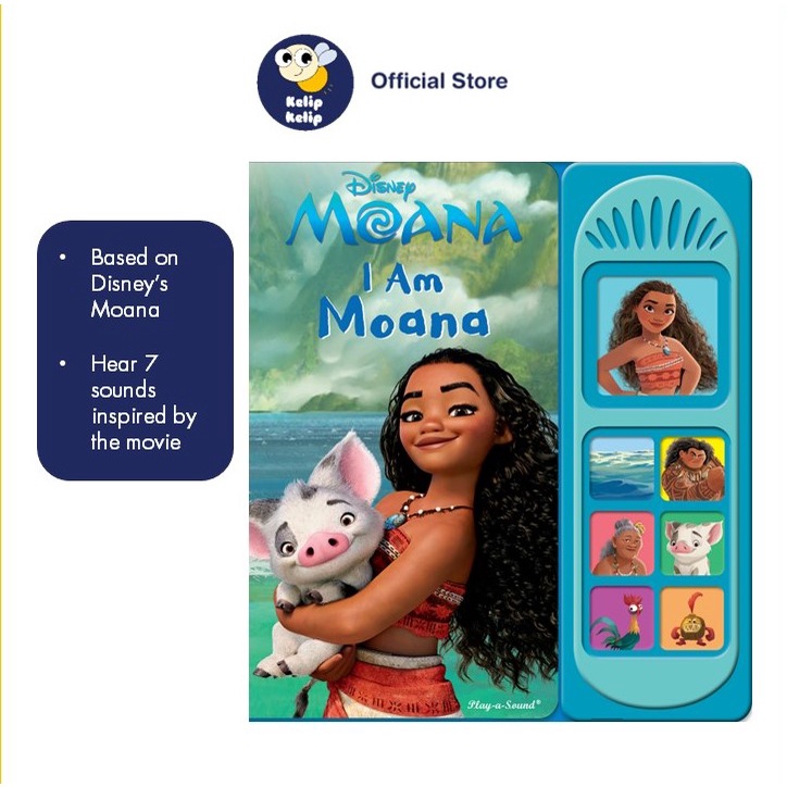 Disney Moana Sound Book With Effects & Characters Voices for Kids