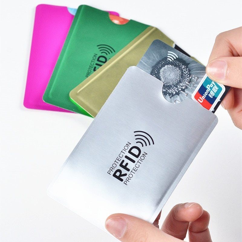 10 PCS Anti Rfid Card Holder NFC Blocking Reader Lock ID Bank Card ...