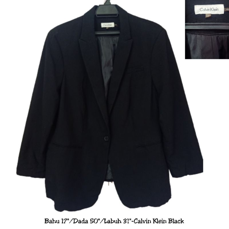 Branded Ladies Blazer Plus size CK Blazer Shopee Malaysia