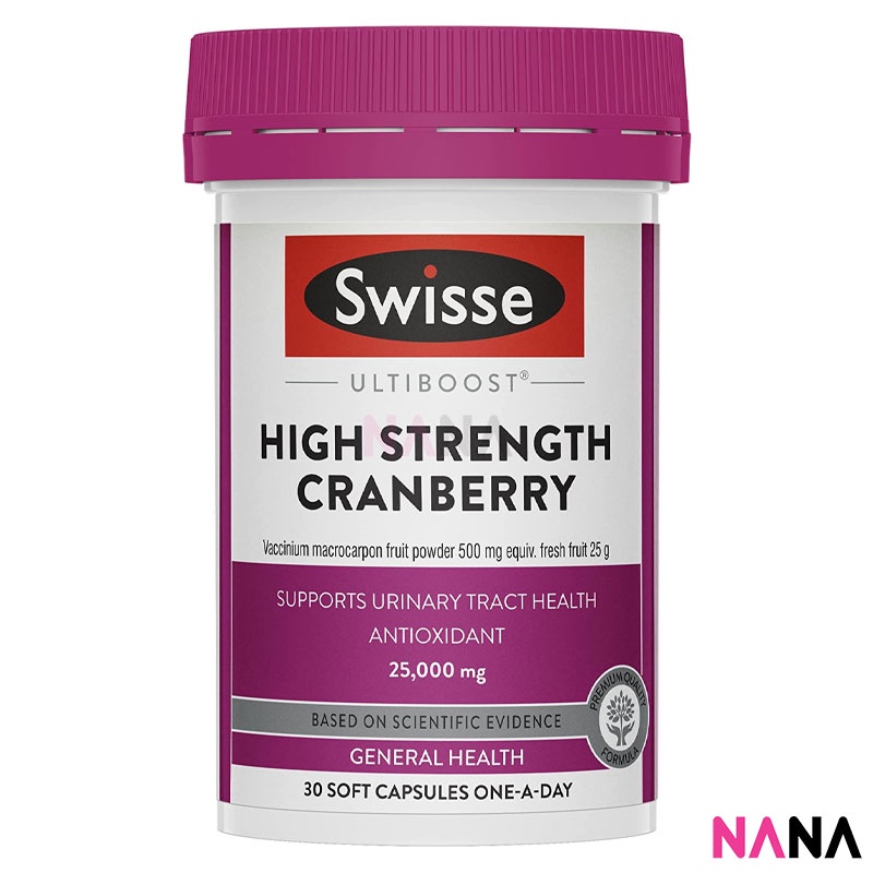 Swisse Ultiboost High Strength Cranberry 25000mg 30 Capsules (EXP:06 ...