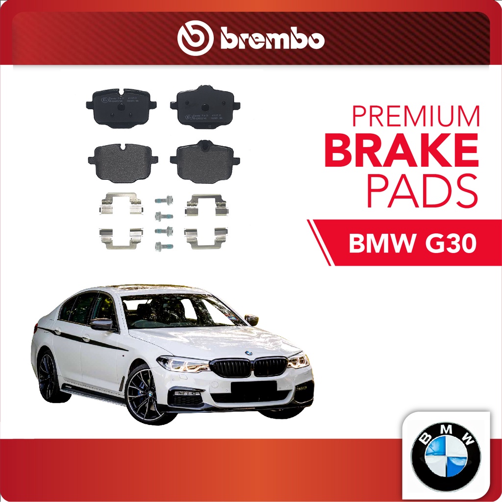 BREMBO Rear Pads (1 set) Compatible with BMW G30 530i Shopee Malaysia