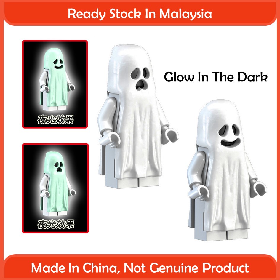 Ghost Glow In The Dark Series Lego Mini Figure Building Block Collection PG1245
