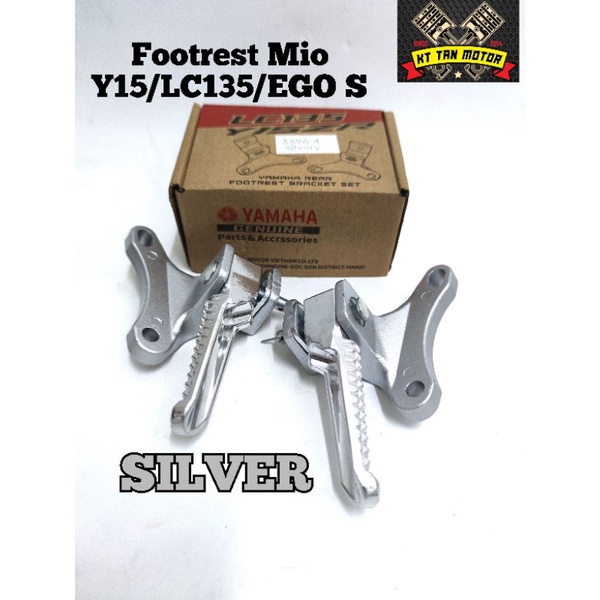 FOOTREST Y15/LC135/EGO FOOTREST BRACKET Y15/LC135/EGO S(SILVER) Shopee Malaysia