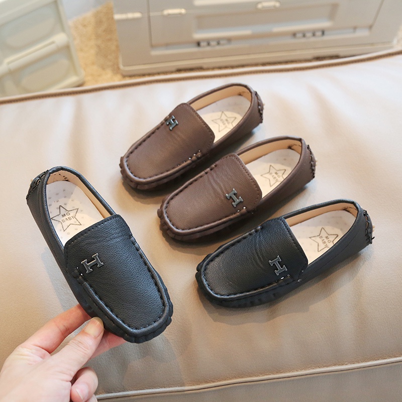 Girls Loafers Shoes 2022 New Fashion Spring Autumn Solid Wide Toddler