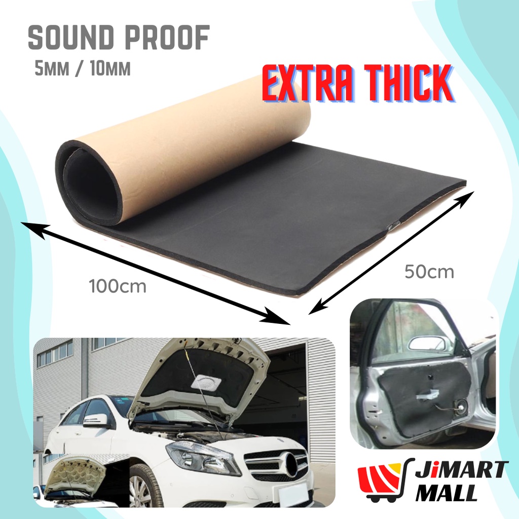 Heat resistant deals sound proofing