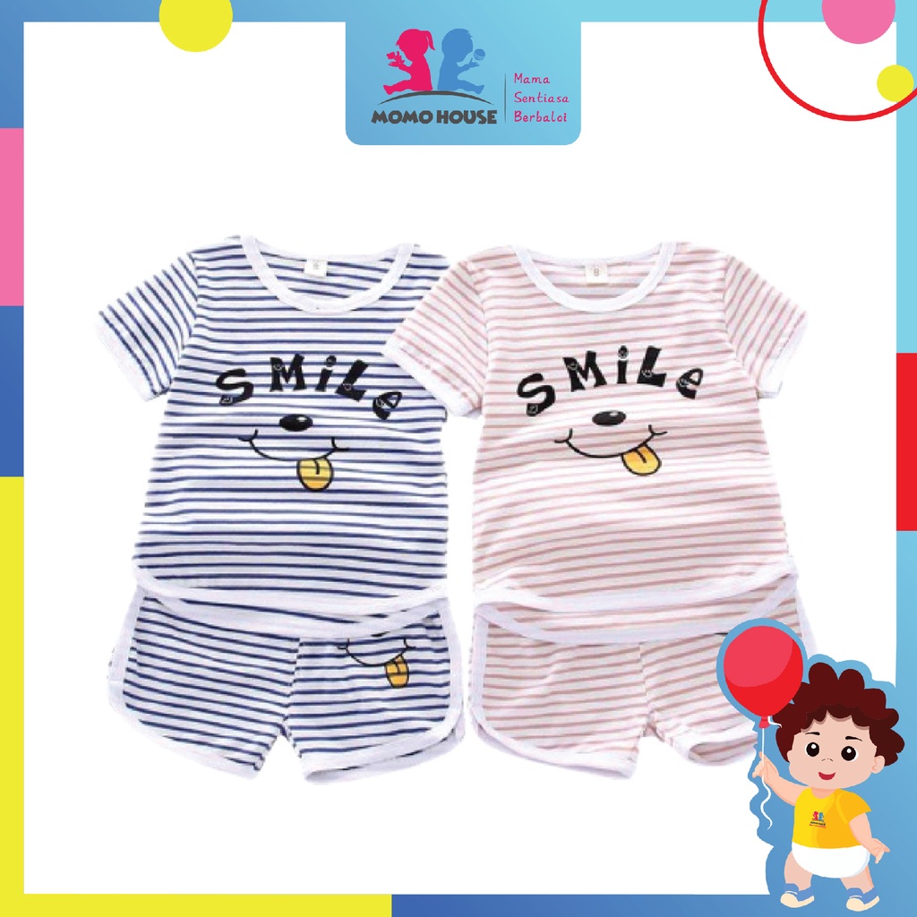 Newborn Baby Boy Girl Clothing Shirt Short Sleeve Set (BM033) Shopee Malaysia