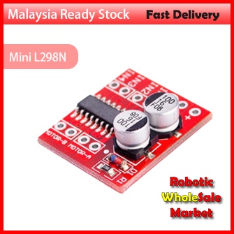 Mini L298N DC Motor Driver Dual H Bridge PWM Control