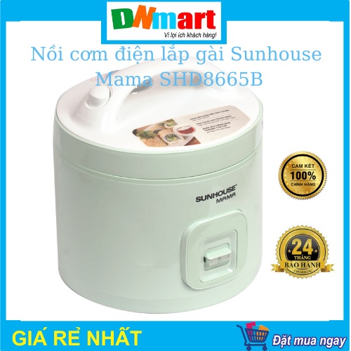 Sunhouse SHD8665B Rice Cooker With Lid, Capacity 1.8L, Genuine Product ...