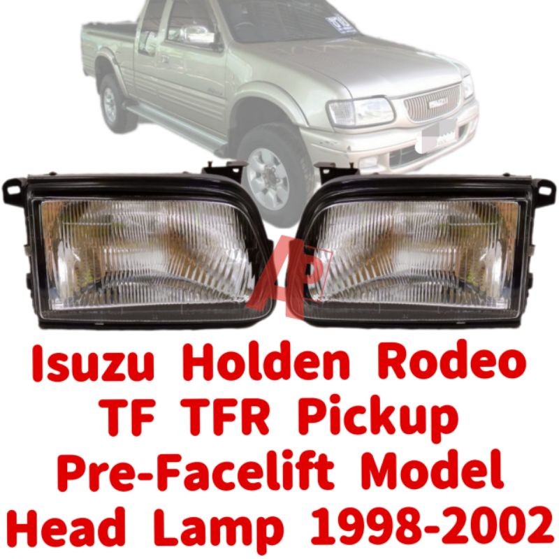 Isuzu Holden Rodeo TF TFR Pickup Pre-Facelift Head Lamp Headlight 1998 ...