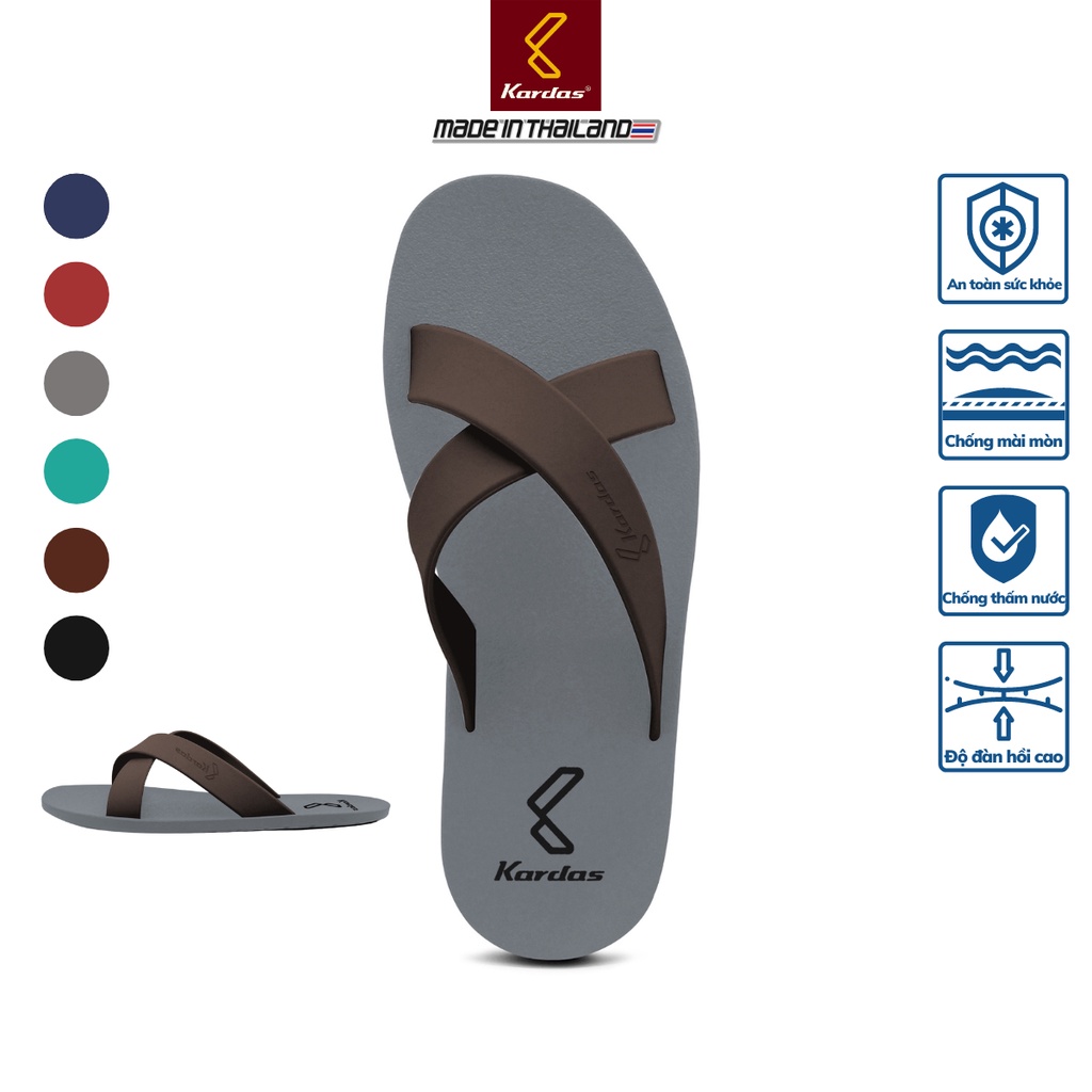 Thailand KARDAS super flexible rubber cross strap men's sandals JAC6 Shopee Malaysia