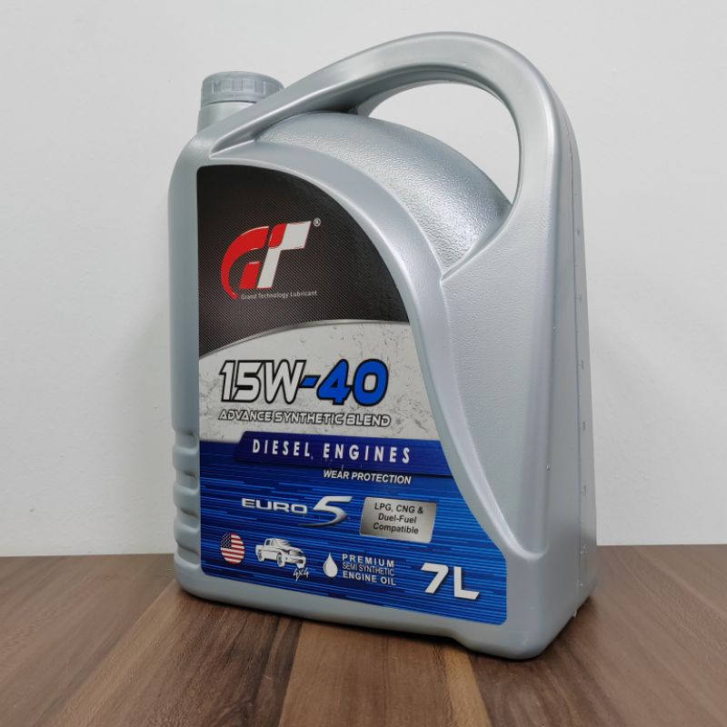 GT RACING DIESEL 15W40 Multi Grade Mineral Engine Oil SG/CD 7L Toyota