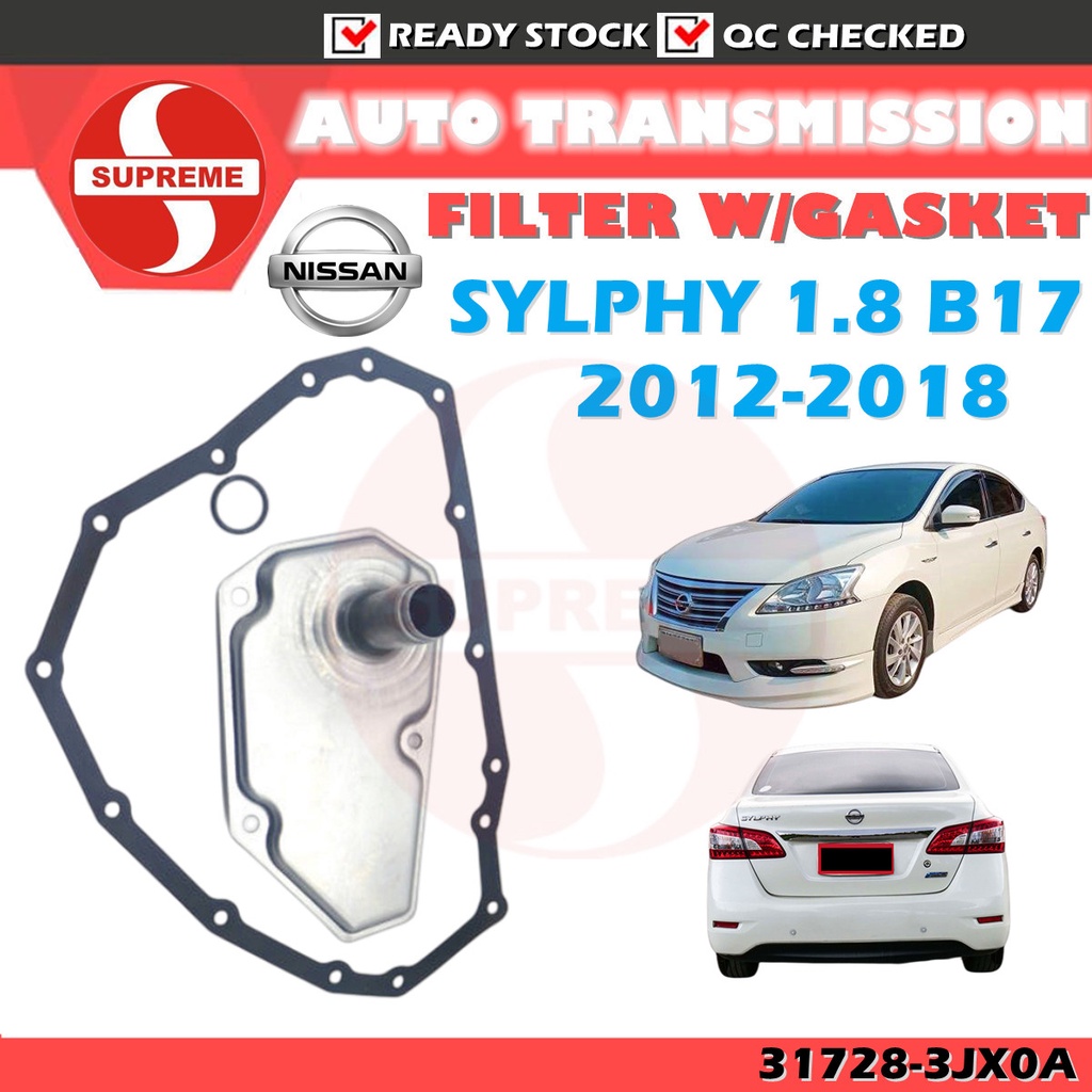 S2U Nissan Auto Transmission Filter ATF Sylphy 1.8 B17 2012-2018YR ...