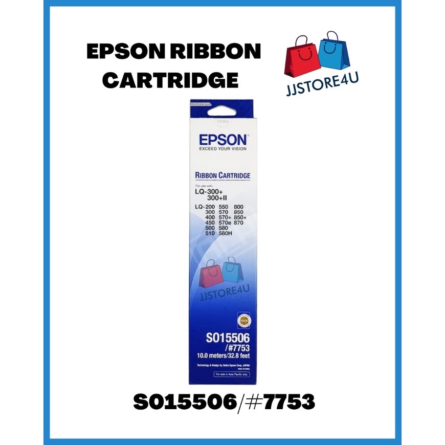 Epson Ribbon Cartridge (S015506 / 7753) Shopee Malaysia