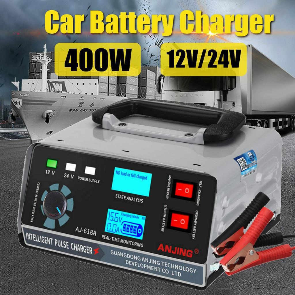 12V/24V 400W Smart Battery Charger Automotive Battery Charger