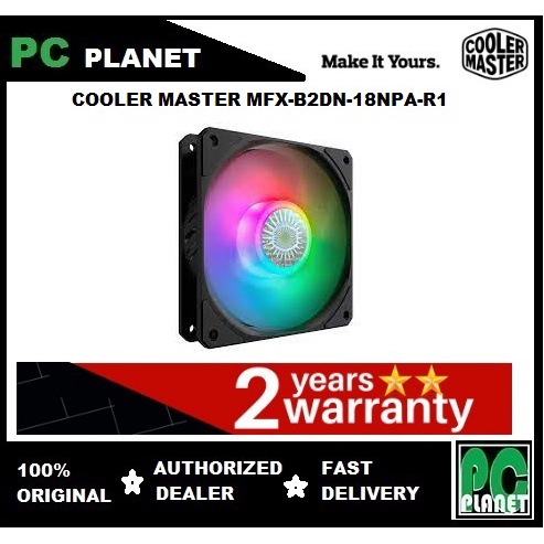 COOLER MASTER MFX-B2DN-18NPA-R1 SICKLE FLOW 120 ARGB CASING FAN ...