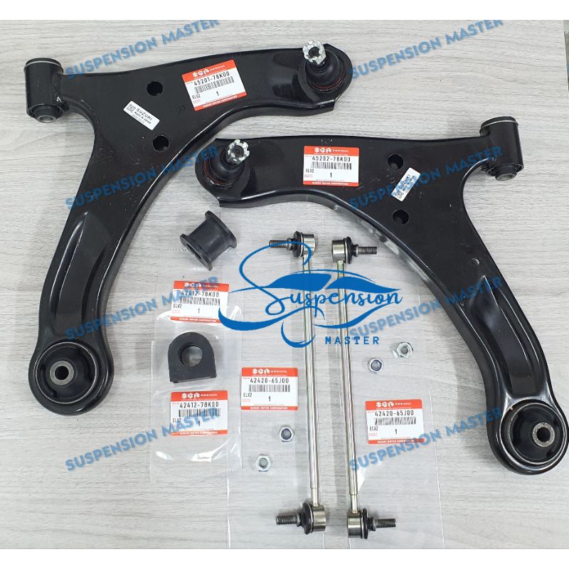 6 IN 1 SET FRONT LOWER ARM/ STABILIZER LINK / STABILIZER BUSH SUZUKI