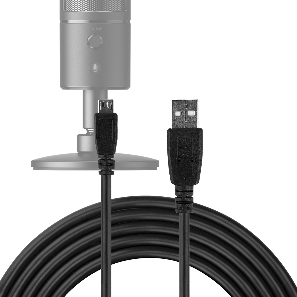Geekria For Creators USB A To Type C Microphone Cable 10 Ft / 3 M, Compatible With Fifine AmpliGame A6, HyperX QuadCast S, SoloCast, Logitech G Yeti GX, TONOR TC30 Mic Cord - View #10