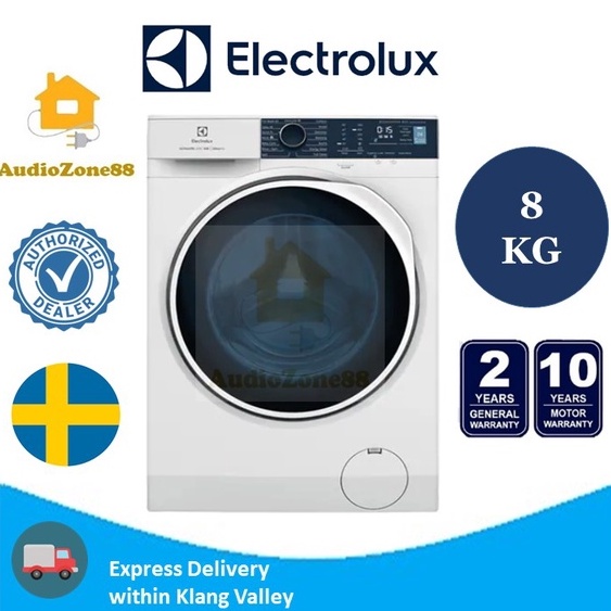 Electrolux Front Load Washer 8kg with inverter Motor EWF8024P5WB ...