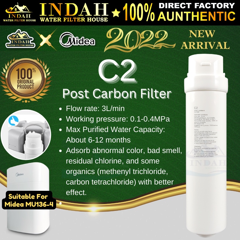 Midea Filter Replacement / Water Filter Cartridge for Midea Water