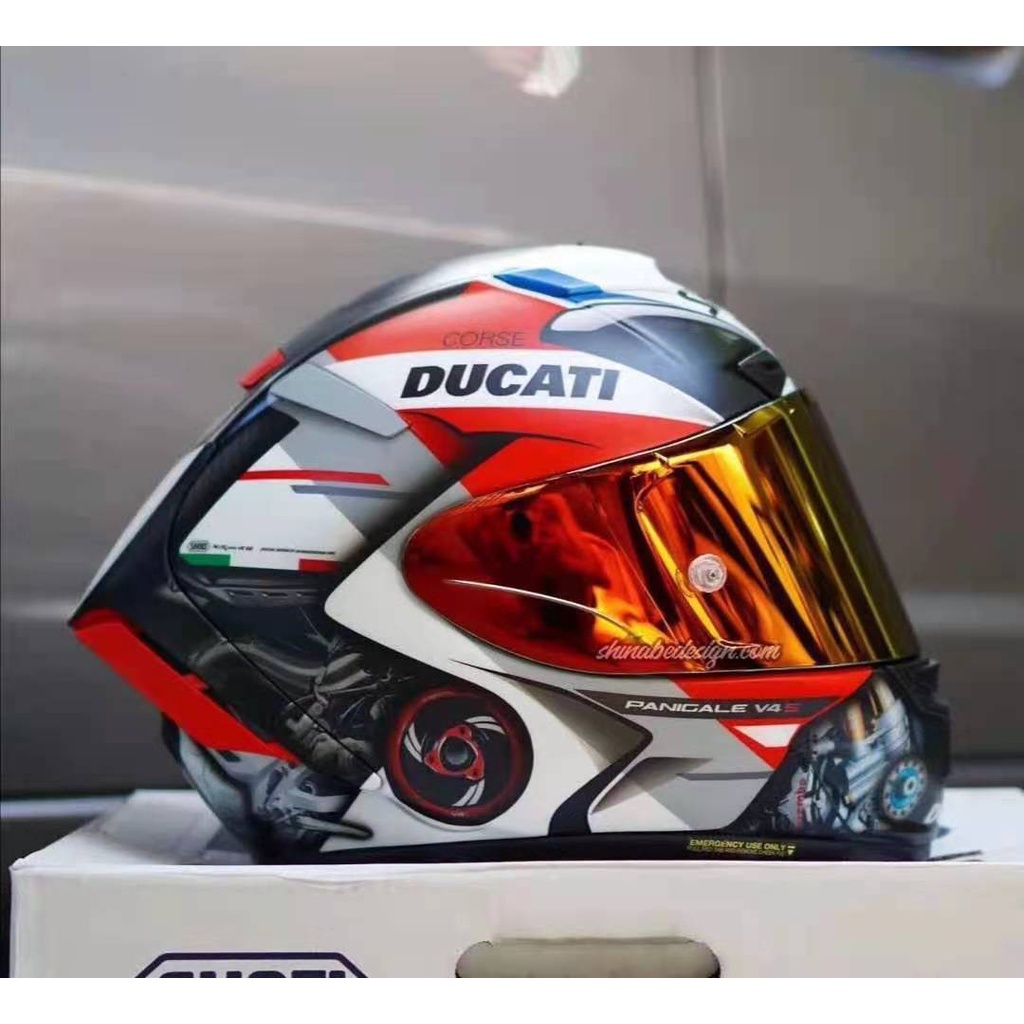 Ready Stock Kedah SHOEI X14 Ducati Panigale Motorcycle Riding Full Face Helmet Shopee Malaysia
