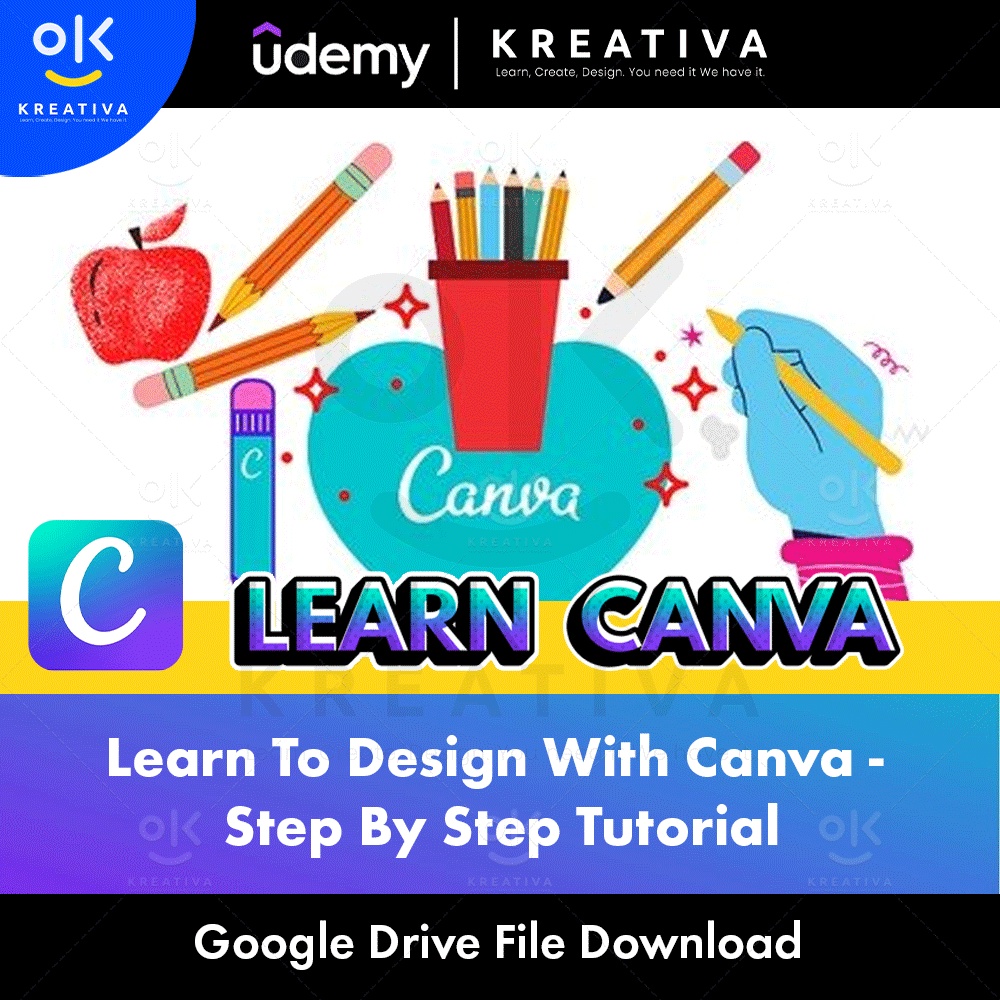 Video Course - Learn To Design With Canva - Step By Step Tutorial ...