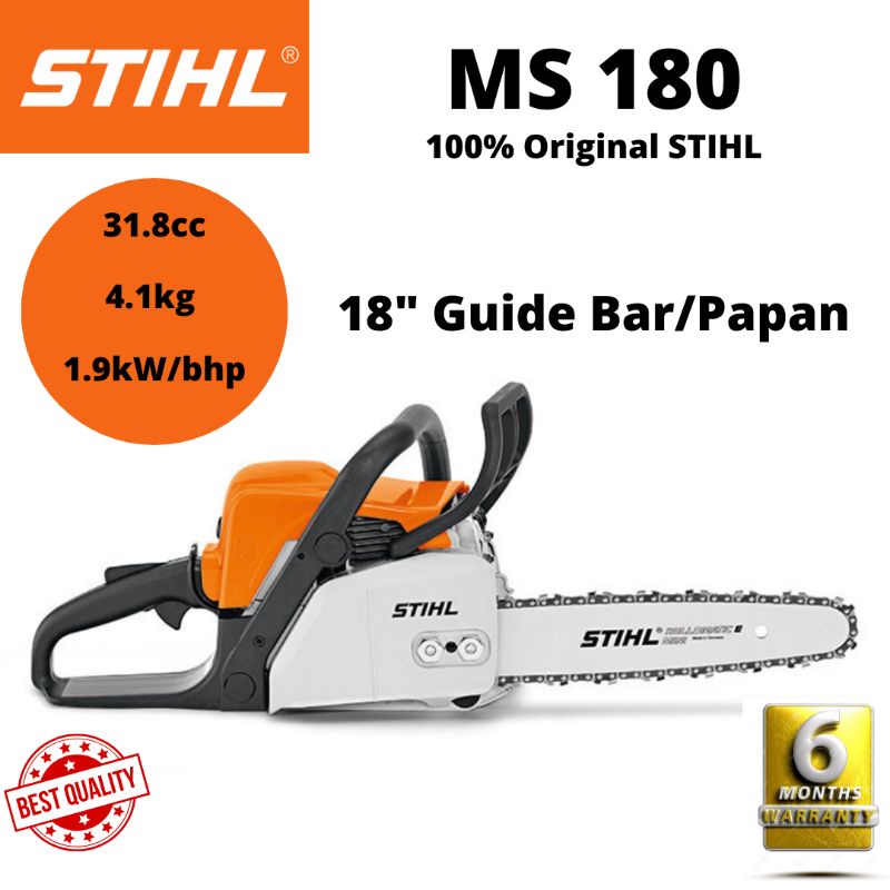 Stihl MS180 MS180 18" BAR Chain Saw Chainsaw (Chain Bar MADE IN